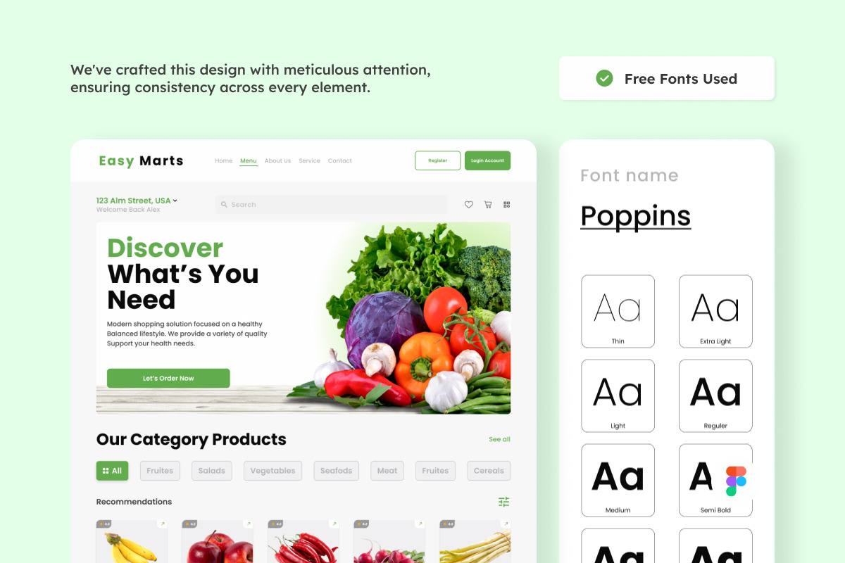 Easy Marts - Grocery Landing Page, a Landing Page Template by twinstd (Photo 2 of 5)