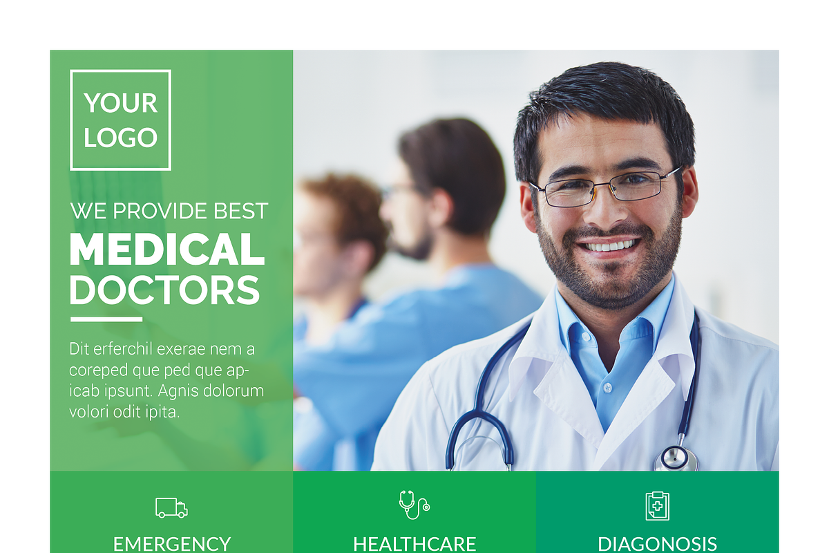 Indesign Medical Flyer Template, a Flyer Template by ARP Creation (Photo 6 of 6)