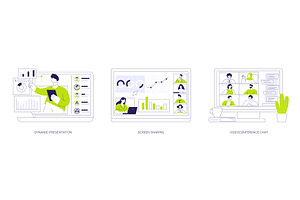 Meeting management isolated cartoon, an Illustration by Visual Generation