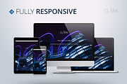 Clark - A corporate landing page, a HTML Template by revolumia (Thumbnail 2 of 5)