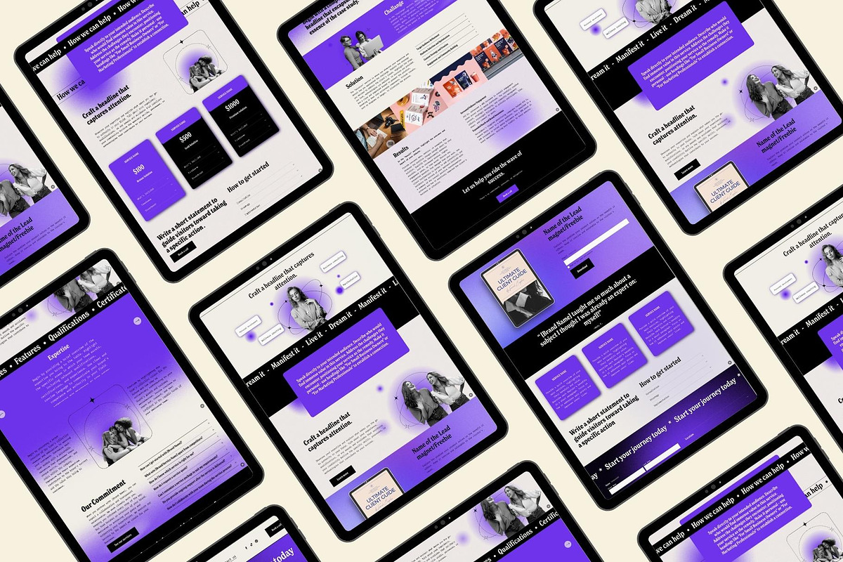 Squarespace website template, a Squarespace Template by Ciel Lumiere (Photo 11 of 11)