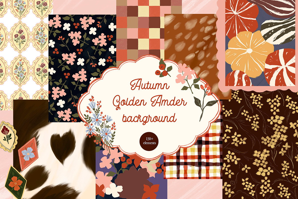 Autumn Golden Amber background, a Background Graphic by ma_i_vi (Photo 1 of 10)