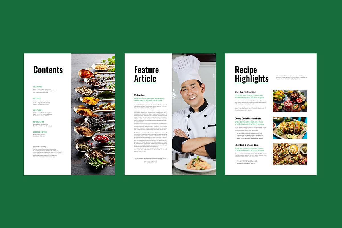 Food And Cooking Ebook preview 3