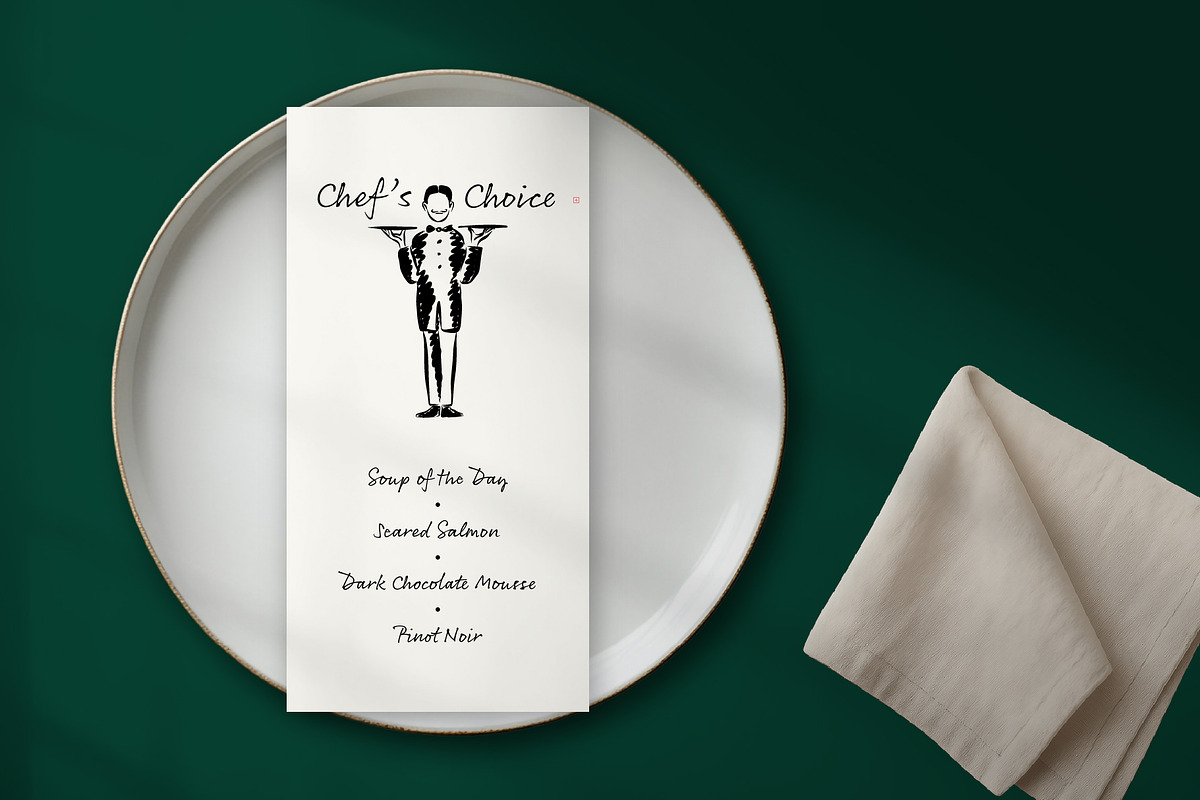 Restaurant Staff Vector Bundle, a Person Illustration by Little Gremlin (Photo 6 of 8)