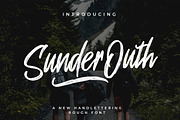 Sunder Outh Brush Font, a Script Font by Indotitas (Thumbnail 1 of 8)