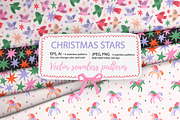 Christmas stars seamless patterns, a Pattern Graphic by Alenkakarabanova (Thumbnail 1 of 5)