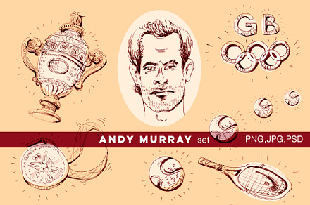 Andy Murray championship set