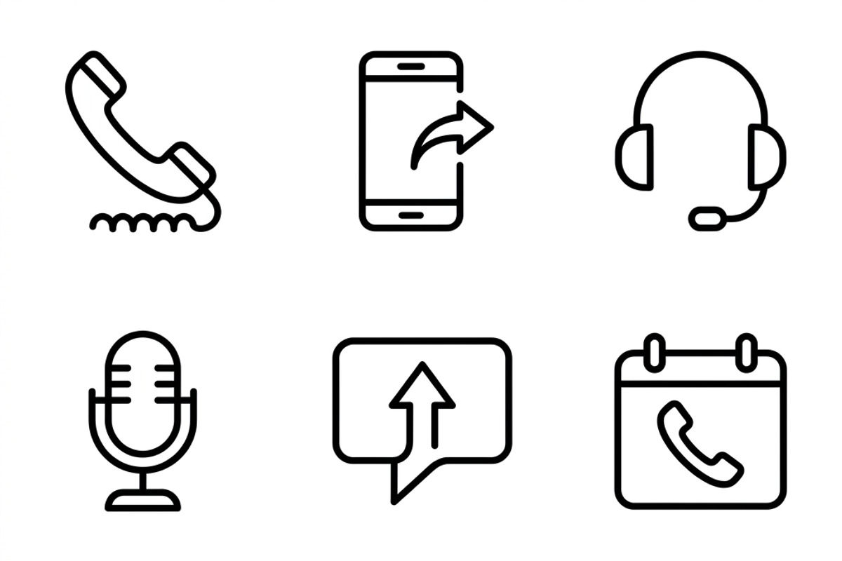 380 Customer Service Icon Set, an Outline Icon by adenpinkstore (Photo 6 of 19)