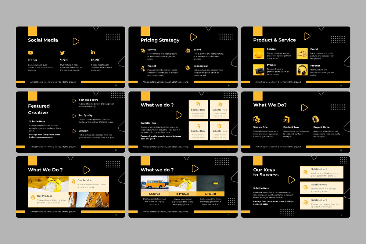 Business Plan -Presentation Template, a Presentation Template by MNML Agency (Photo 24 of 34)