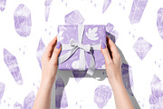 Crystals Stamp Brushes for Procreate, a Brush Add-On by NinaFedorova (Thumbnail 2 of 6)