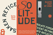Blazhe – Contemporary Font, a Sans Serif Font by Craft Supply Co. (Thumbnail 3 of 8)