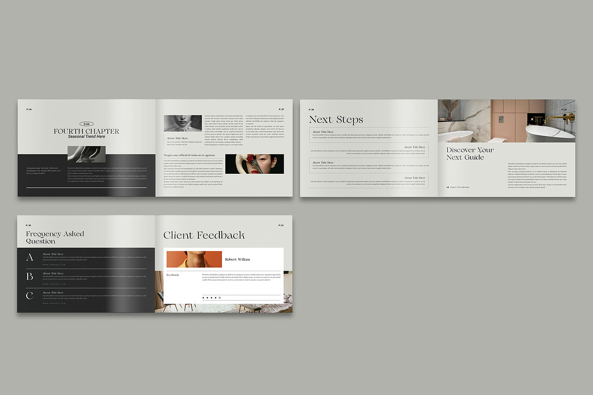 Editorial E-book Landscape Canva, a Brochure Template by NorthPeak (Photo 7 of 8)