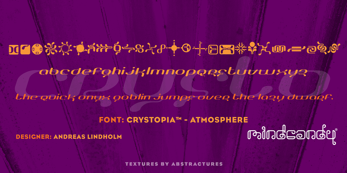 Crystopia™, a Font by MINDCANDY (Photo 1 of 2)