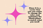 Stars and Sparkles Illustration Font, a Symbol Font by Dear Darling Design (Thumbnail 5 of 6)
