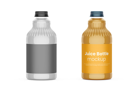 Juice Bottle Mockup