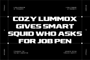 Brixa - Futuristic Display Font, a Sans Serif Font by Typeagle (Thumbnail 5 of 10)