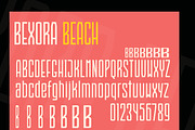 Bexora Beach, a Sans Serif Font by MaxArt Foundry (Thumbnail 7 of 7)