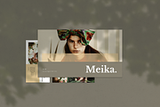 Meika Creative PowerPoint Template, a Presentation Template by uiplus (Thumbnail 1 of 5)