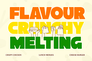 DINNER - Headline Bold Fat Font, a Sans Serif Font by Sensatype (Thumbnail 4 of 13)