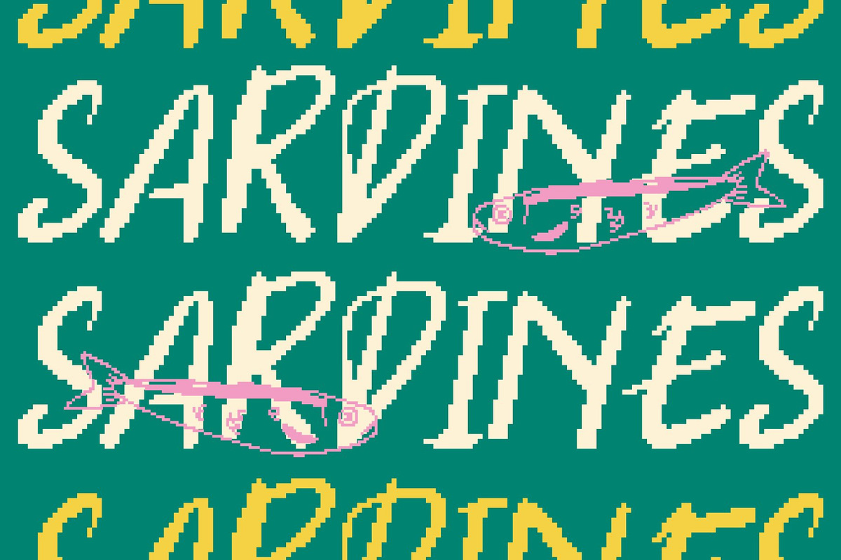 CS Damita Pixel, a Handwritten Font by Craft Supply Co. (Photo 2 of 8)