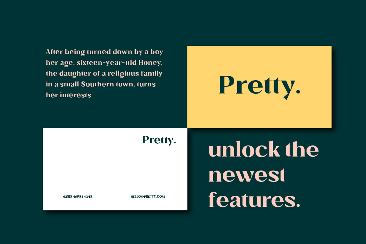 Muttia Display Typeface, a Serif Font by Yukita Creative (Photo 8 of 12)