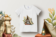 Camping adventure with a lemur, an Illustration by IrynaPanashii (Thumbnail 8 of 12)