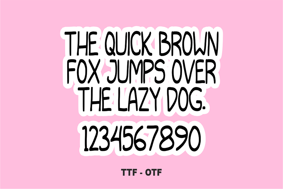 Modern Holidays - Playful Font, a Handwritten Font by KiddoGlyphs Studio (Photo 4 of 5)