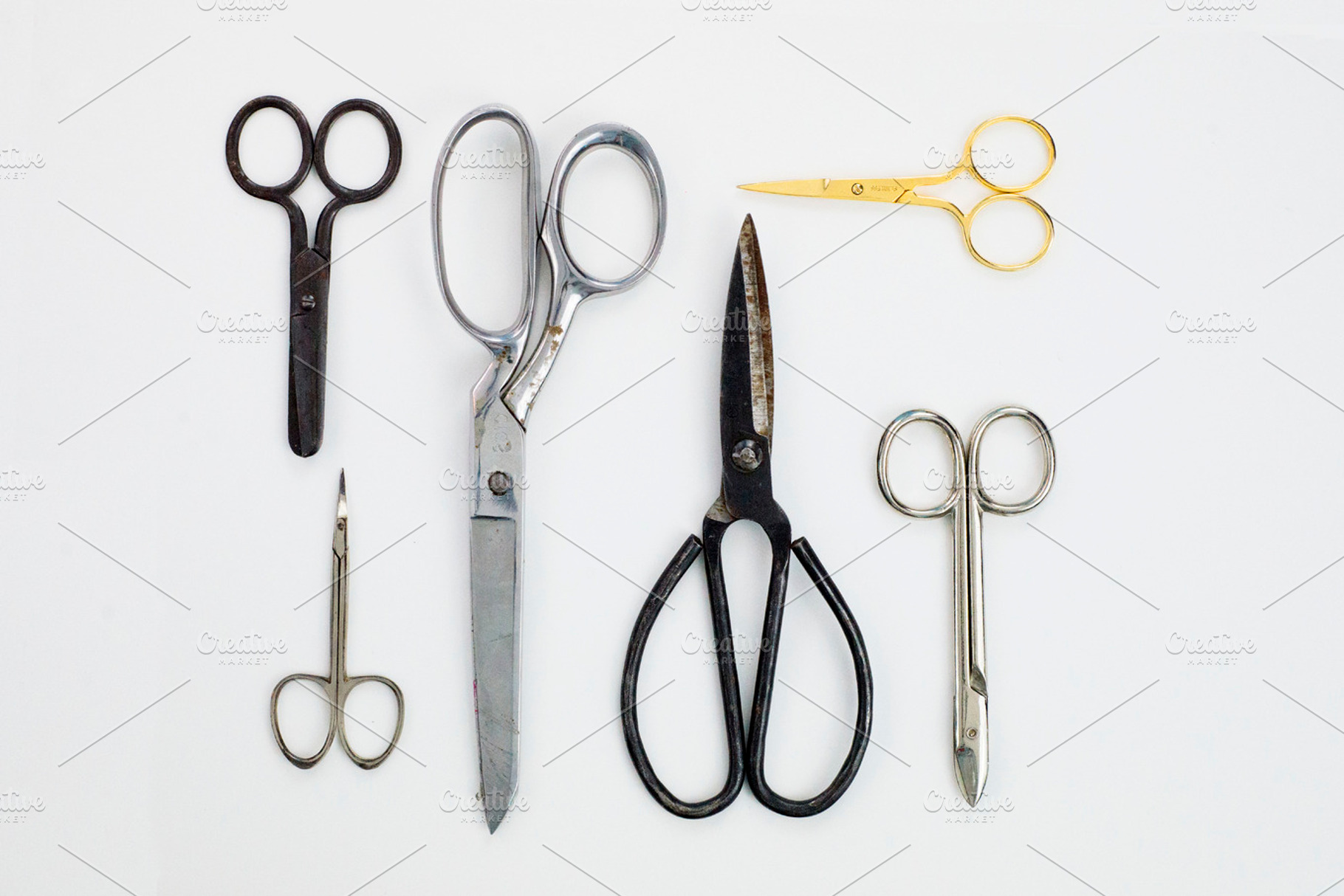 Scissor collection, an Abstract Photo by maidenmag