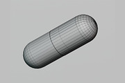 Capsule pill, an Object 3D Model by fahad121 (Thumbnail 6 of 8)