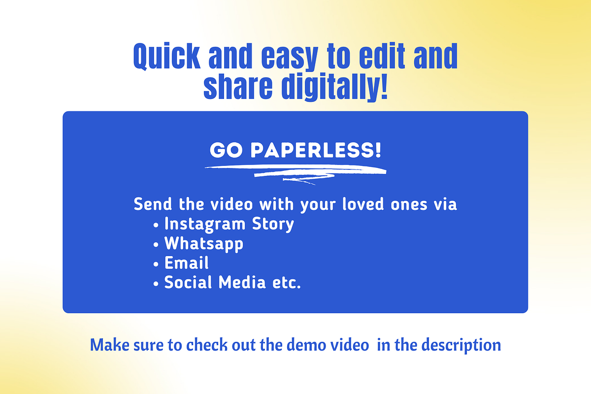 Friendship Day Video Card Template, an Email Template by Your Social Bae (Photo 2 of 3)