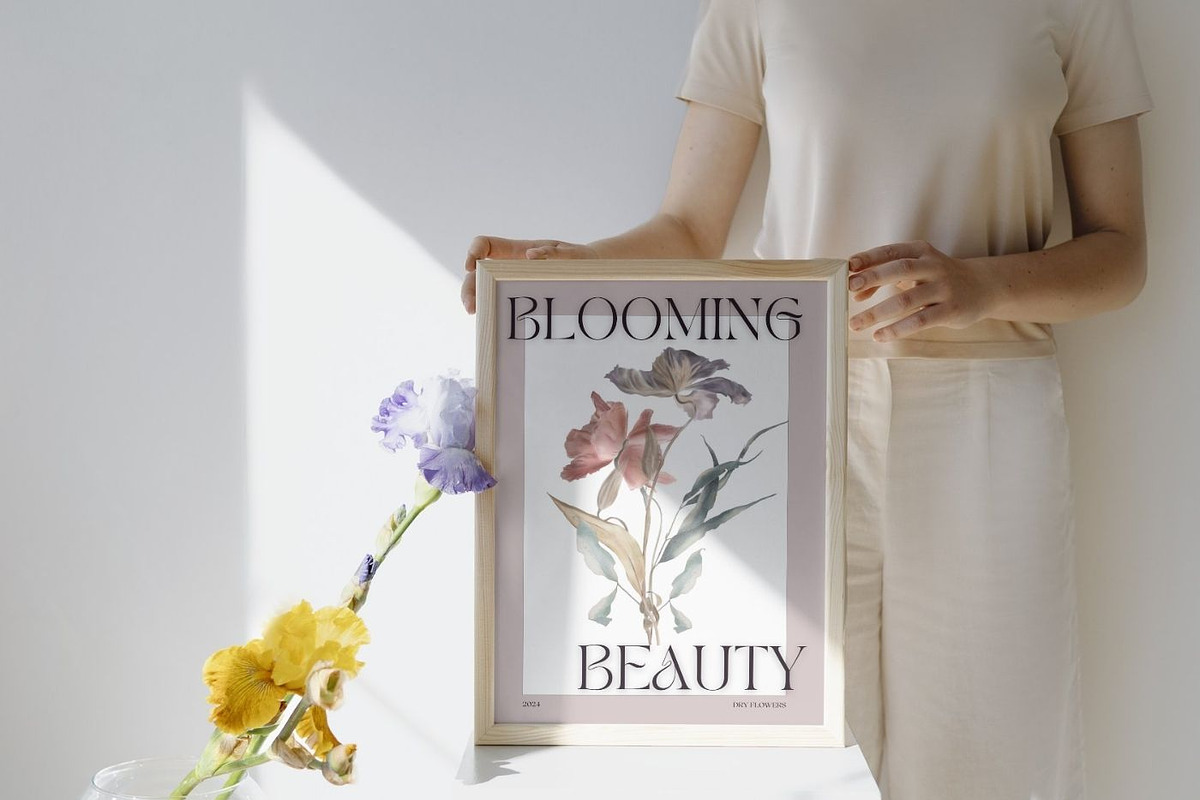 Flower Posters Collection, an Object Graphic by Kate Creative Studio (Photo 5 of 7)