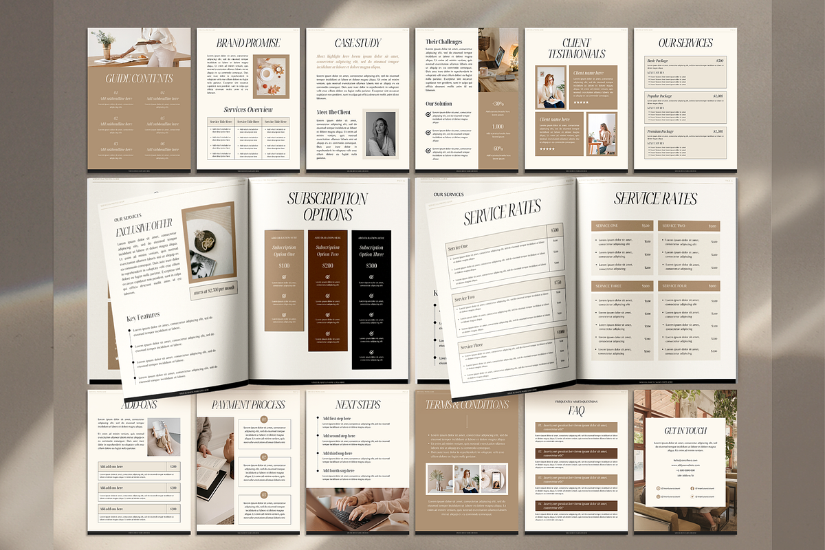 TERRA Services and Pricing Guide, a Marketing Template by Creatif Foundry (Photo 4 of 7)