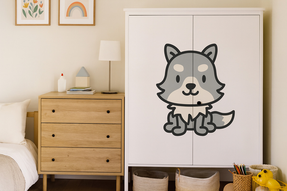 Cute Wolf Characters, an Animal Illustration by Palau (Photo 6 of 10)
