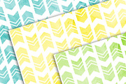 Watercolor Arrows Digital Paper, a Pattern Graphic by AzmariDigitals (Thumbnail 2 of 2)