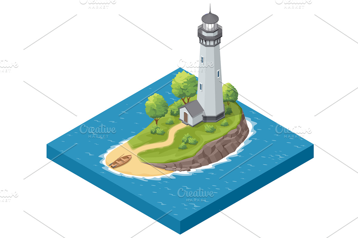 An Isometric view of a charming, an Animal Illustration by Golden Sikorka
