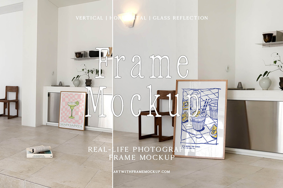 Modern Kitchen Interior Frame Mockup, a Product Mockup by ArtwithFrame (Photo 1 of 16)