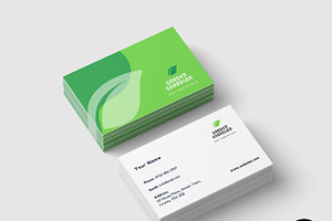 Canva Gardening Business Card