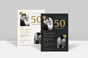 Wedding Anniversary Invitation, an Invitation Template by Guuver
