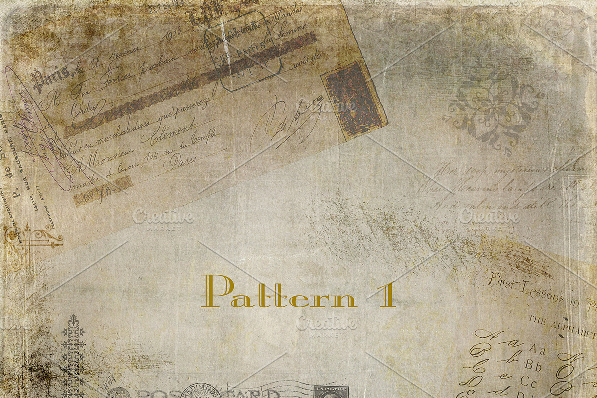 Vintage Grunge Background Papers #2 preview 3
