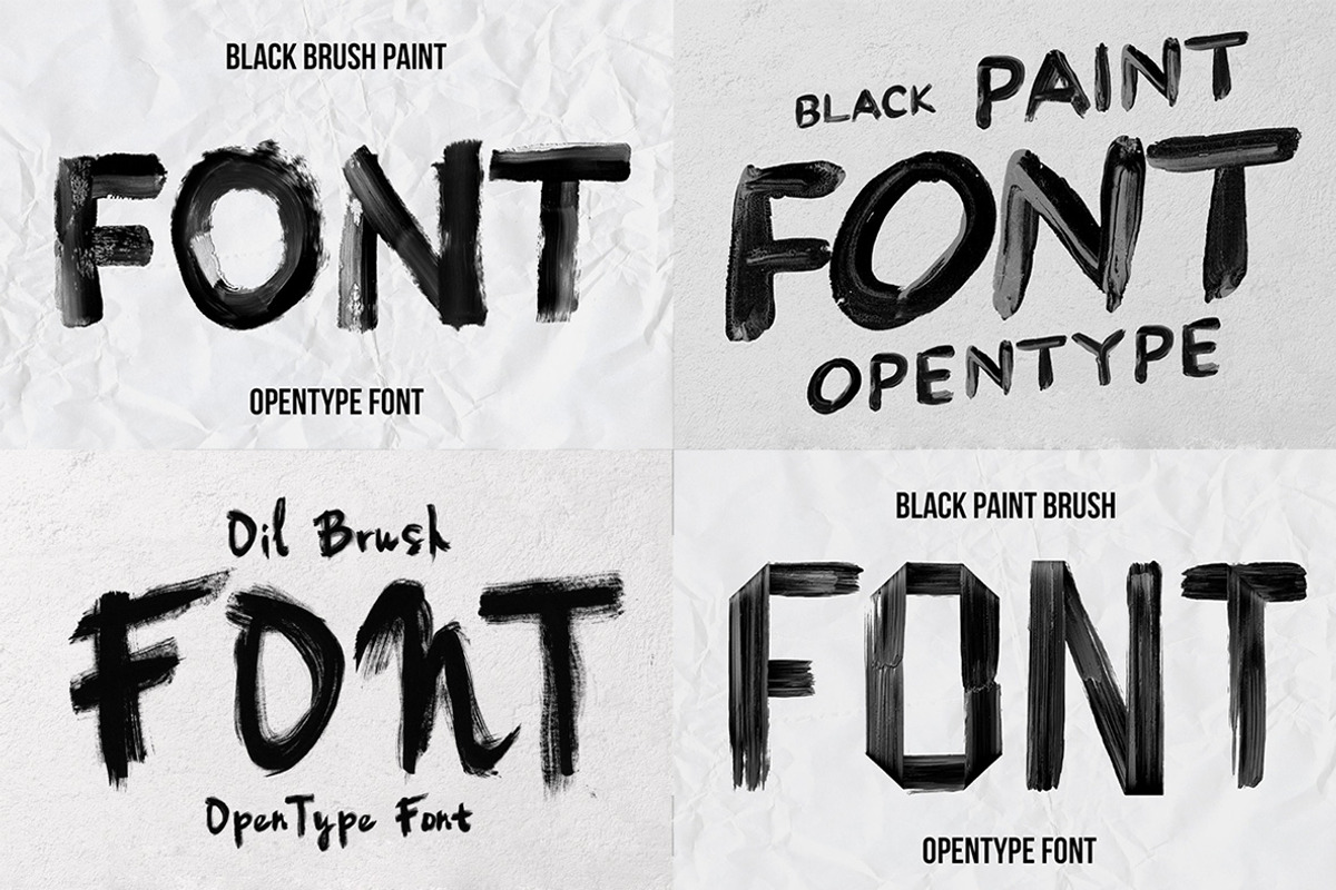 Brush Font Bundle - 8 Fonts, a Handwritten Font by Handmadefont (Photo 3 of 33)