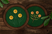 Embroidery Art Brushes For Procreate, a Brush Add-On by bokettori (Thumbnail 38 of 42)