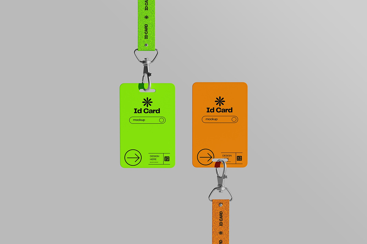 ID Card Mockup, an Advertising Mockup by hokagata (Photo 1 of 4)