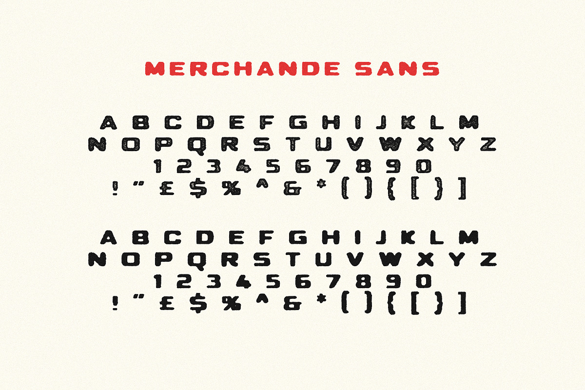 Merchande Print and Rough Trio, a Font by Tom Chalky (Photo 11 of 13)