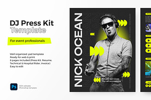 DJ Press Kit & Resume Template / EPK
