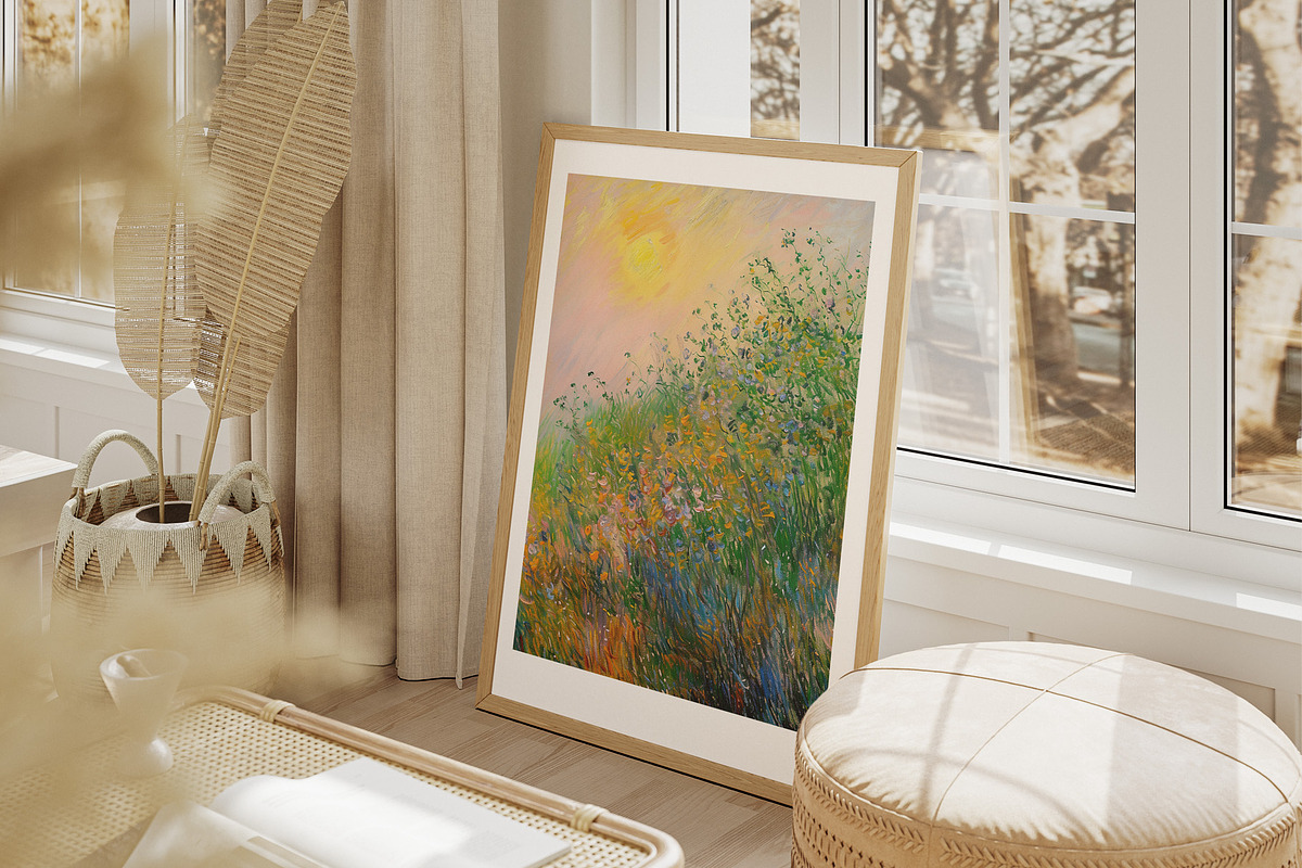 Monet Inspired Wall Art Bundle, a Background Graphic by anastasiia.art (Photo 2 of 4)