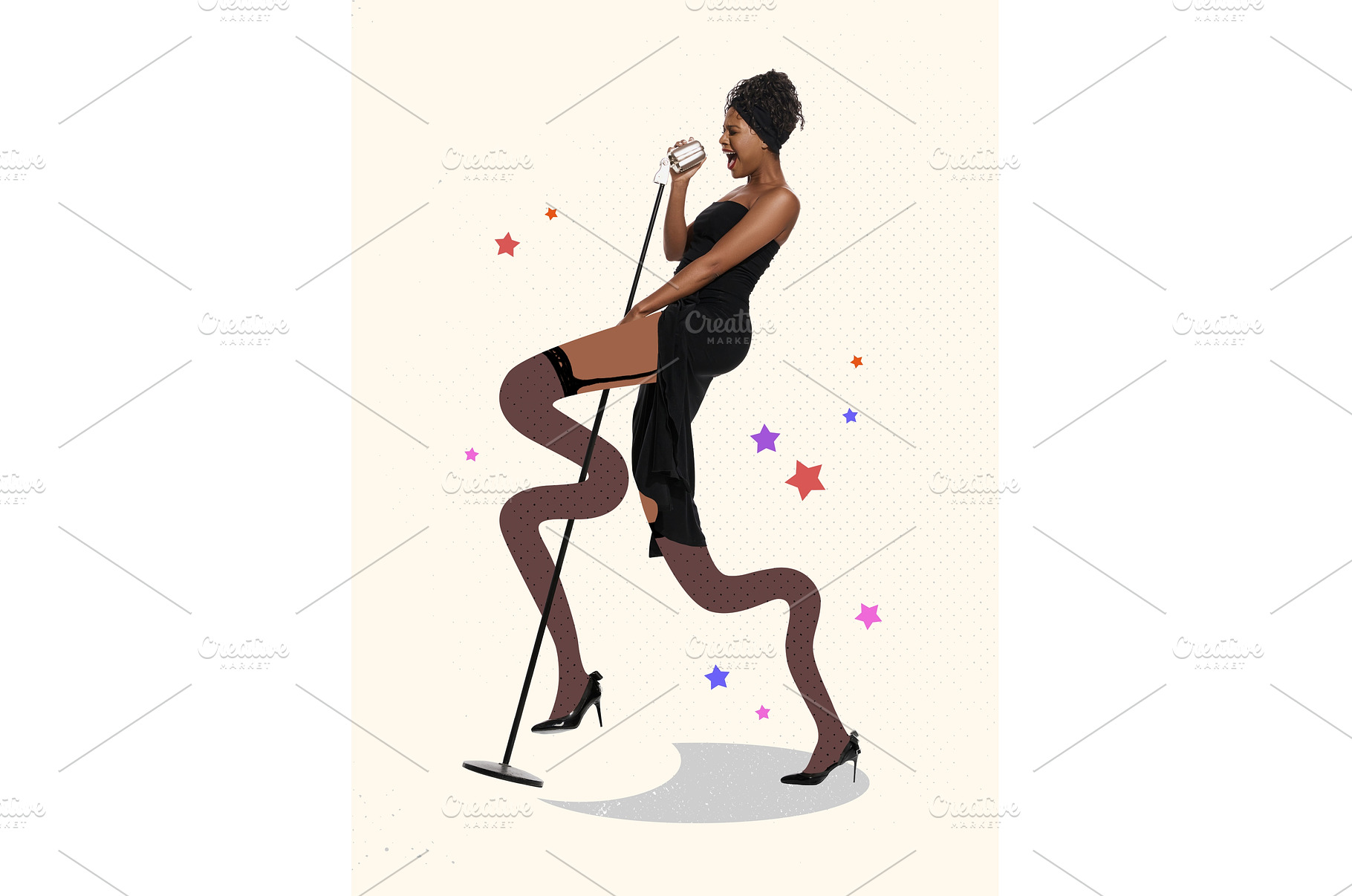 Contemporary art collage. Stylish, an Arts & Entertainment Photo by Volodymyr Melnyk