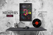 3 Memphis posters. Art., a Decorative Illustration by KENO Mascots (Thumbnail 5 of 5)