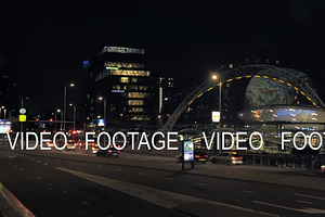 City View Of Night Rotterdam, Netherlands