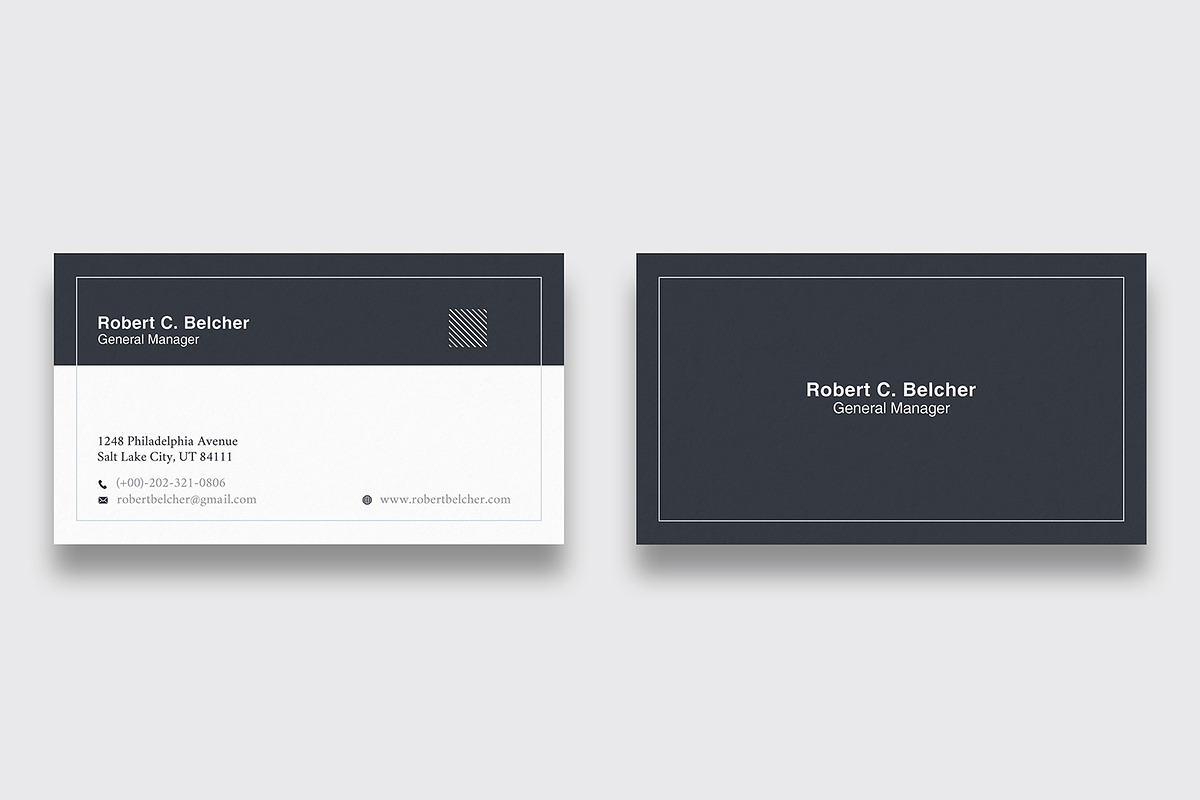 Minimal Business Card, a Business Card Template by Dkgray77 (Photo 1 of 2)