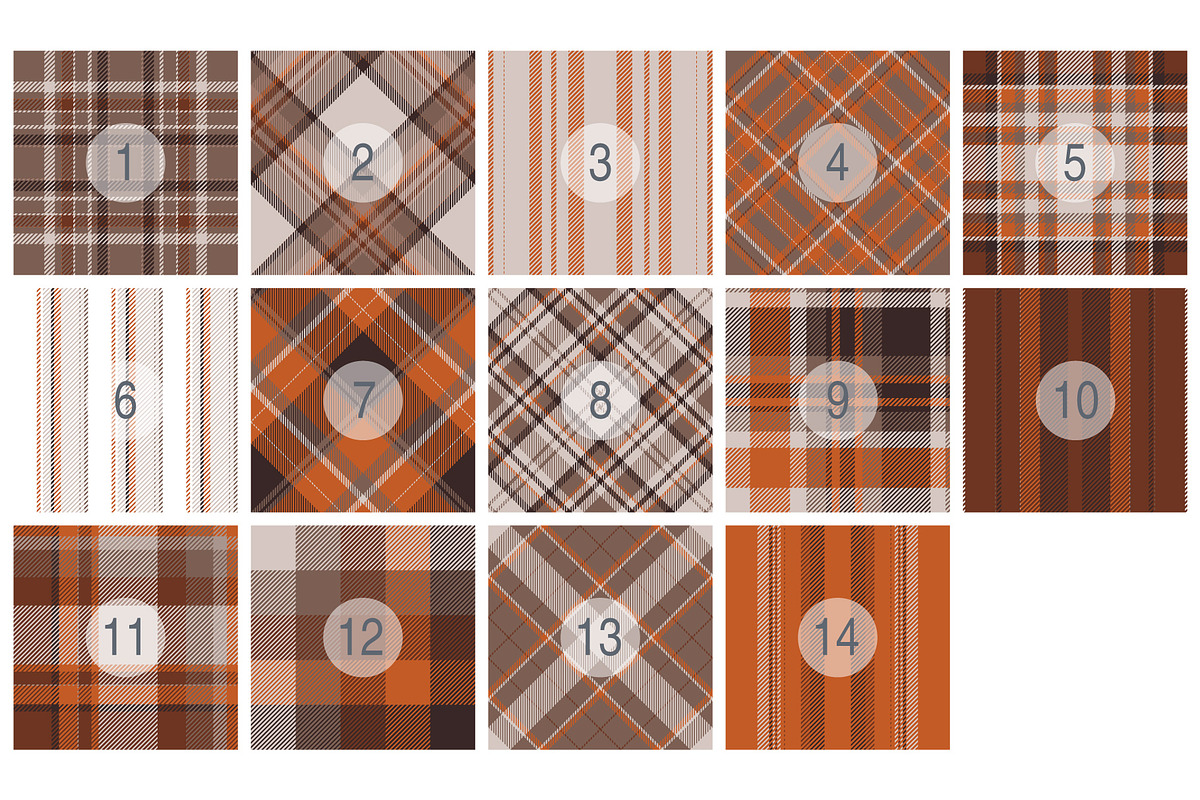 #61 Beige & Brown Pattern Plaids, a Pattern Graphic by Plaid4You (Photo 2 of 8)